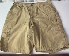 5.11 Tactical Tan Taclite Shorts Mens Size 34 Cargo Outdoors Pockets Ripstop