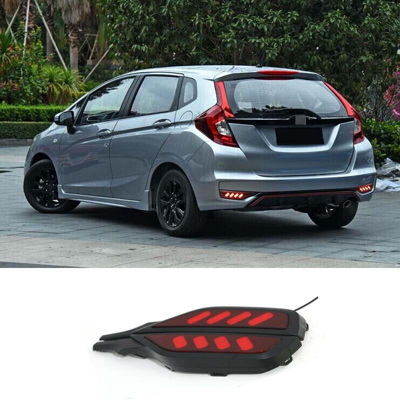 Brake light Streamer 2018-20 Car For Honda Fit Jazz GK5 Led Rear Fog Light Lamp