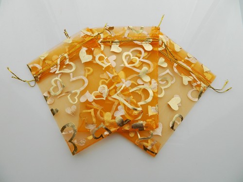 100 Organza Geschenktüten Schmuck Weihnachten Verpackung Beutel Hochzeit Party Gefallen - Bild 20 von 46