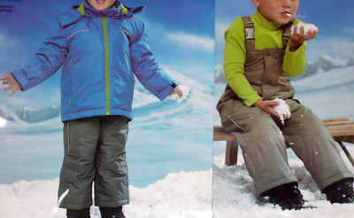 Jungen Schneejacke blau oder Schneehose grau wählbar Gr.74/80 NEU