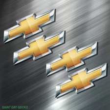 (4) FOUR Chevy Car Truck SUV Stickers Auto Decals Bowtie Blazer Chevrolet NEW