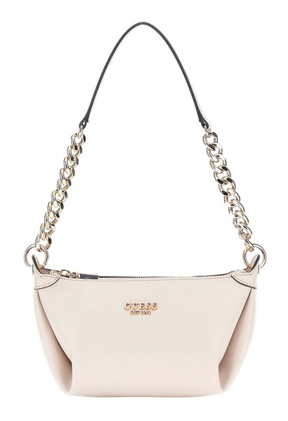 Guess Eco Evaine Top Zip Shoulder Bag Schultertasche Tasche Stone Hellgrau-image