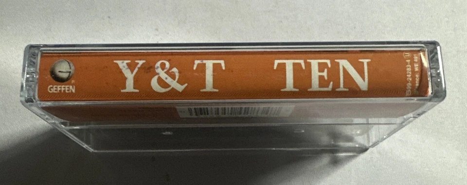 Y & T  Ten Cassette Tape 1990 Geffen Records Heavy Metal Ex / VG+ Condition - Image 4 of 4