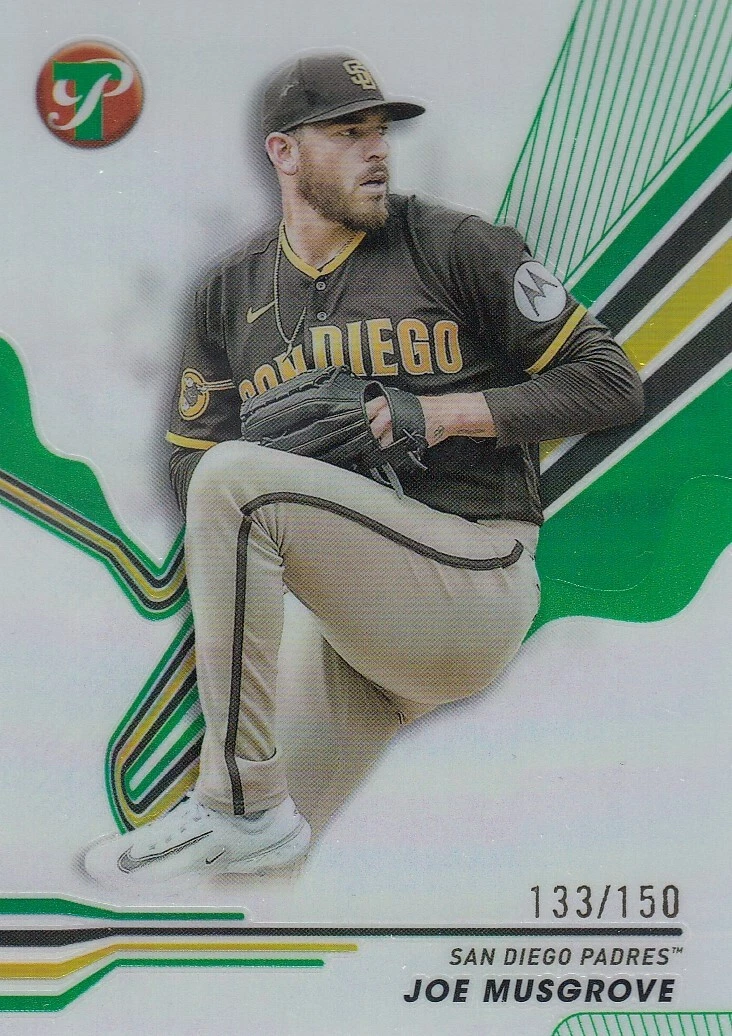 JOE MUSGROVE /150 TOPPS PRISTINE GREEN REFRACTOR SAN DIEGO PADRES #170 2024 24