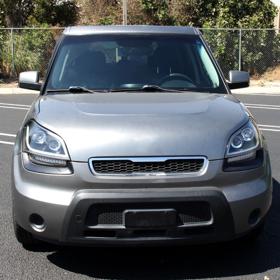 Black Housing Projector Headlight DRL Strip LED Turn Signal For 1011