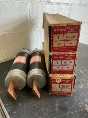 ECON ECS250, 250 Amp Fuse, 600 Volt, RK5 Fuse, Time Delay