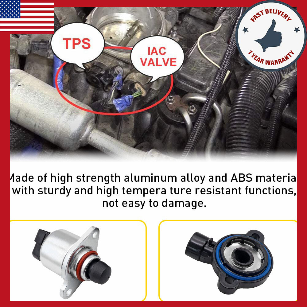 GMC Sierra 1500 2500 Throttle Position Sensor & Idle Air Control Valve Kit