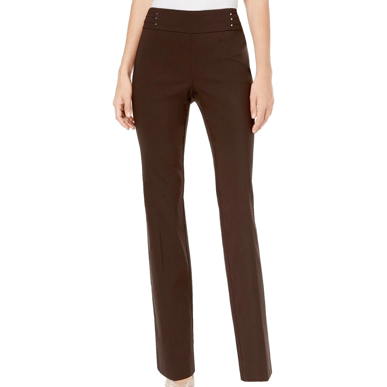 Pantalones para mujer marrón JM Collection