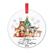 Baby's First Christmas Ornament 2023 - Babys 1st Christmas Ornament - My Firs...