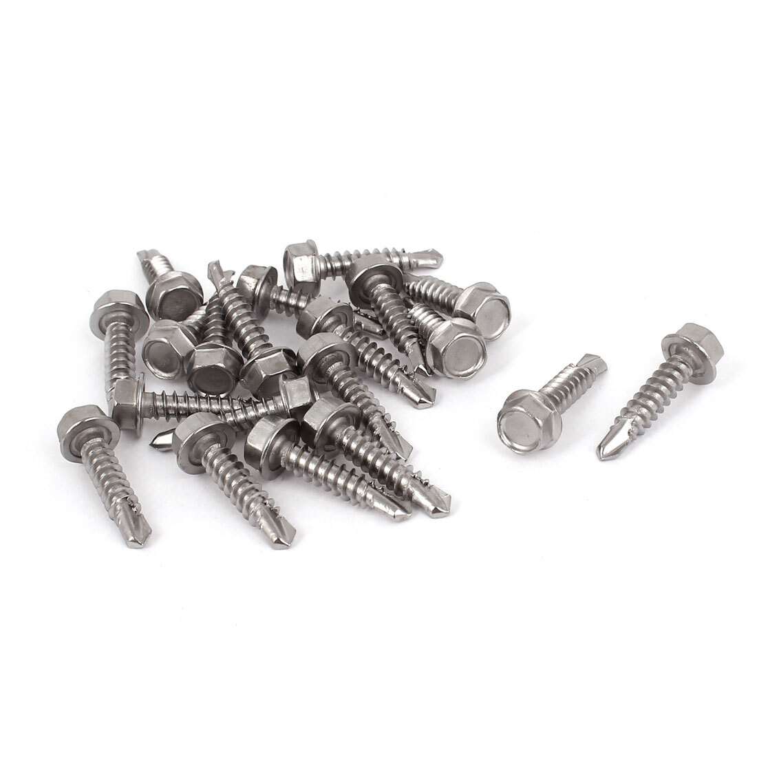 20Pcs 5x30mm Dowel Screws - Zinc Plated Iron Double Ended Thread Screws For Woodworking