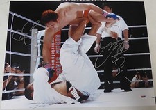Kazushi Sakuraba Royce Gracie Signed 16x20 Photo PSA/DNA COA Pride FC UFC Auto'd