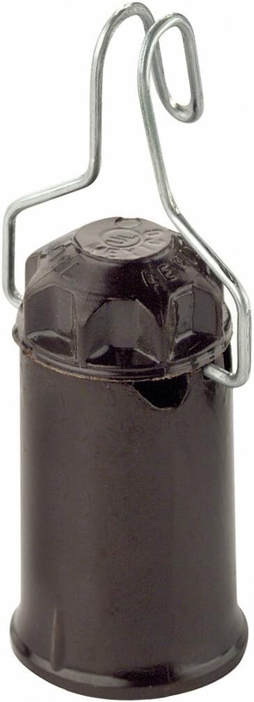 Leviton 267 Box of 25. Candelabra Base, Two-Piece, Keyless