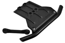 RPM 70982 BLACK FRONT BUMPER + SKID PLATE  for TRAXXAS SLEDGE 6s UPGRADE