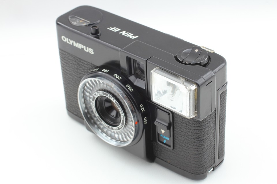 Meter & FlashOK ! [Exc+5] Olympus Pen EF 35mm Half Frame Film Camera