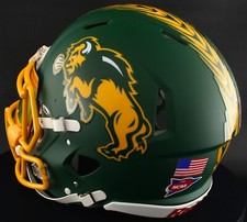 NORTH DAKOTA STATE BISON NCAA Riddell Speed Full Size AUTHENTIC Football Helmet