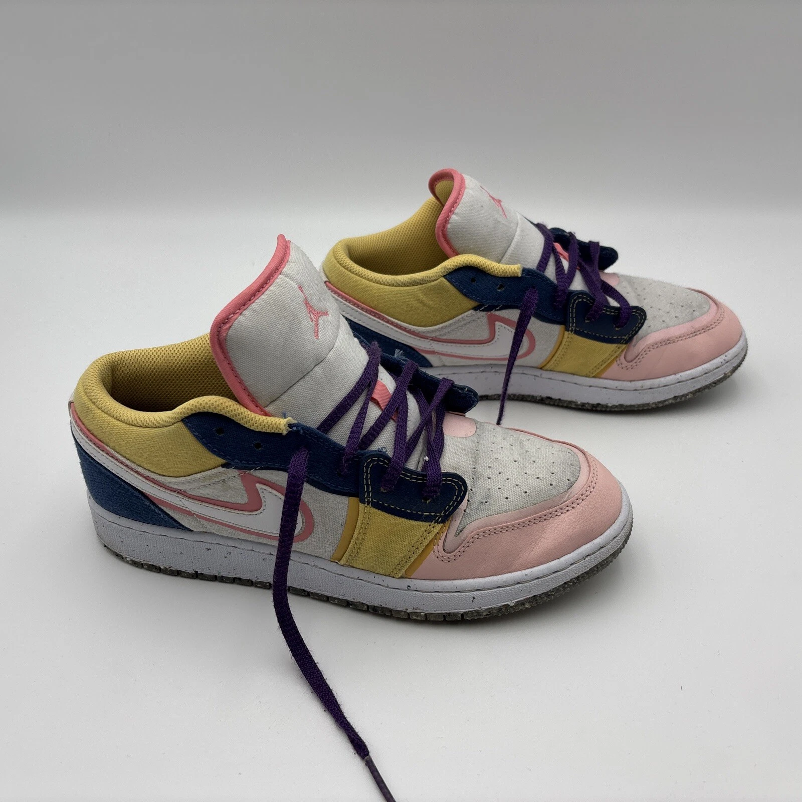Nike Air Jordan 1 Low SE "Multi Clavas" (DV1323 100) GS taglia 7 anni donna 8 5??