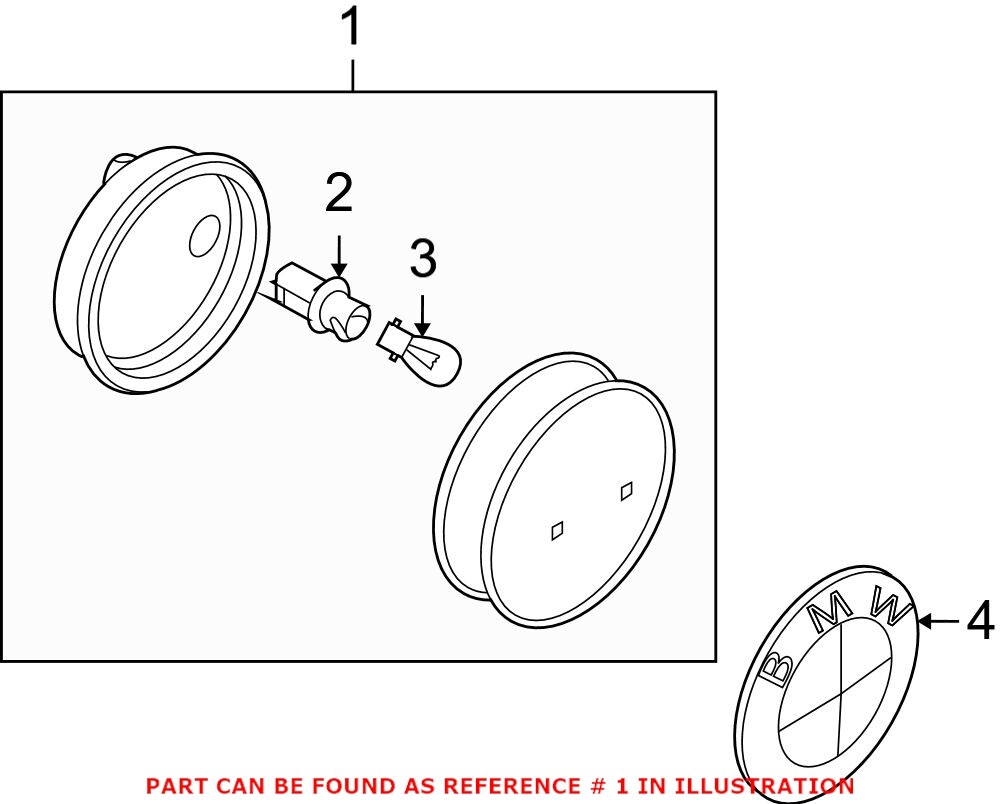 BMW Z4 Turn Signal With Bulb Part 63137165733 No Reserve for sale