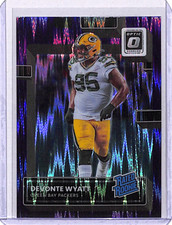 2022 Panini Donruss Optic Devonte Wyatt Purple Shock Rated Rookie #255 RC