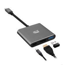 Adesso USB C Docking Station Multiport Adapter Dongle Type C Hub HDMI Support...