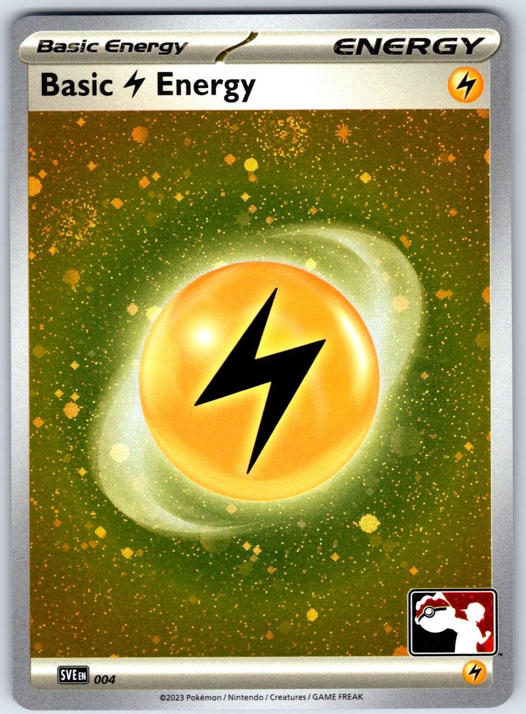 Basic Lightning Energy - SVE (Cosmos Holo) 004  Stamped NM
