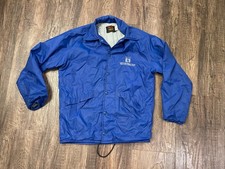 VTG 80s 90s Volvo GM Heavy Semi Trucks Nylon Jacket Sz S Pla-Jac Dunbrooke USA