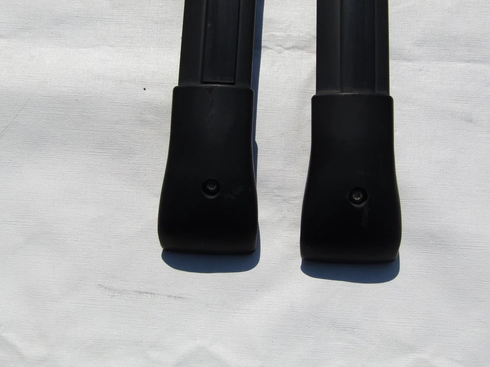 Juego de barras transversales para techo Subaru Legacy Outback 1996-1999 negras OEM Foto 3 de 4