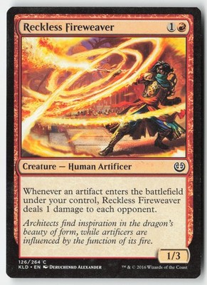 MTG - Reckless Fireweaver #126 - Regular - KLD Kaladesh