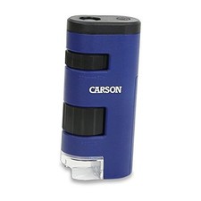 Pocket Micro 20x-60x LED Lighted Zoom Field Microscope with Aspheric Lens
