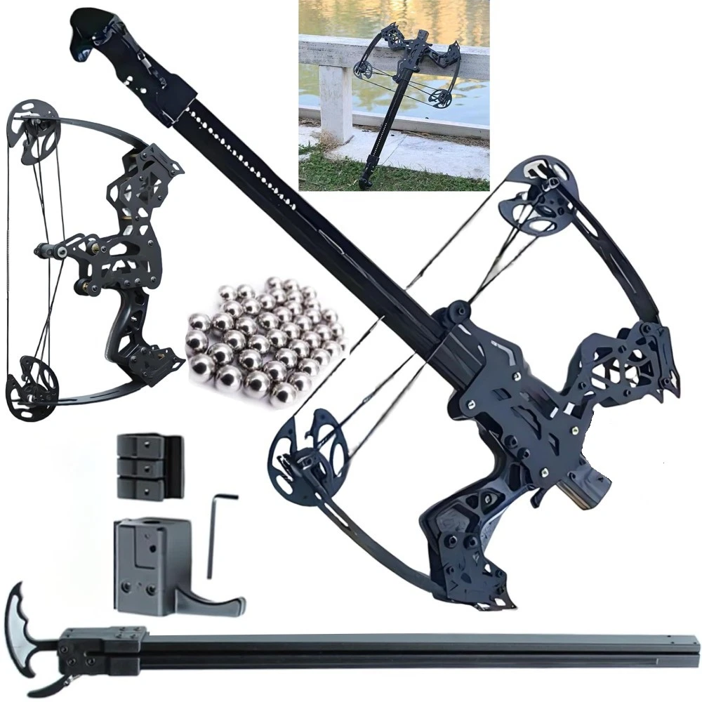 Arc Composé Rapid Bow Shooter – 6 Flèches Orbitales, Portée 500m, Neuf