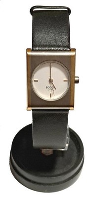 BOCCIA Titanium Damen Armbanduhr Quarzwerk mit Lederarmband, kaum getragen