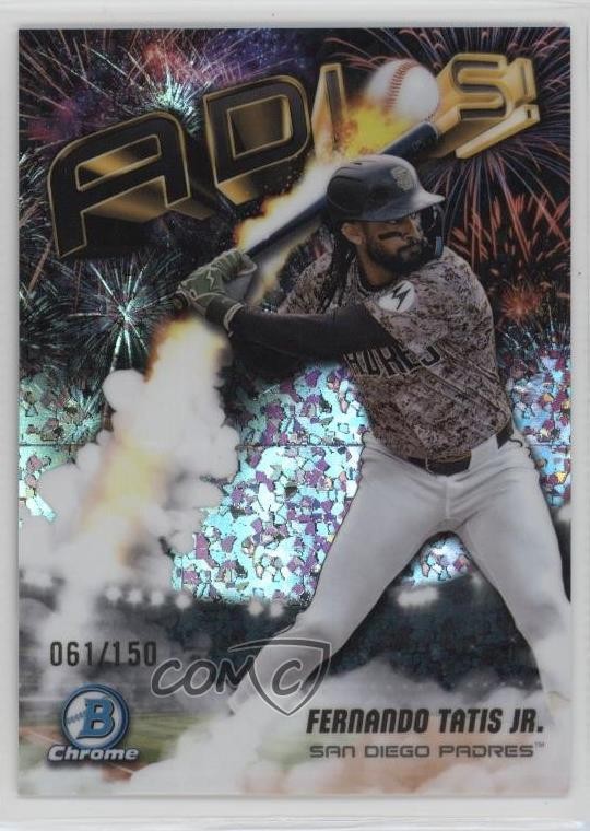 2025 Bowman Chrome Adios Mini-Diamond Refractor 61/150 Fernando Tatis Jr 0tk7