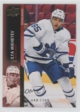 2021-22 Upper Deck Series 2 UD Exclusives 49/100 Ilya Mikheyev #419 0nr3