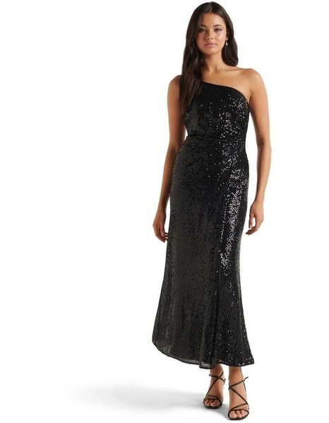 Forever new designer size 14 sequined one shoulder wedding formal cocktail dress