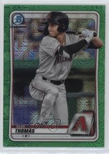 2020 Bowman Chrome Prospects Mega Box Green Mojo Refractor /99 Alek Thomas 6u5