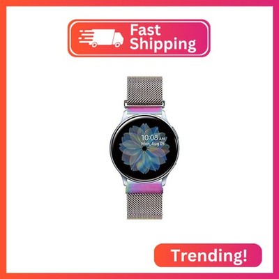 Metal Band Compatible with Galaxy Watch 42mm/Active 2 40mm 44mm/Gear Sport/Garmi