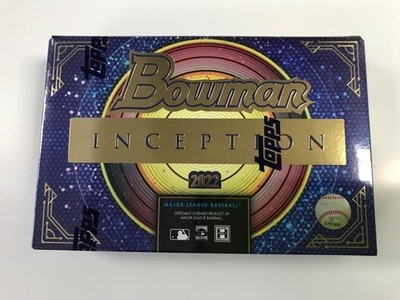 2022 Bowman Inception Baseball Factory Sealed Hobby Box-7 Cards (2 Autographed)