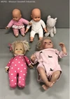Mattel Drowsy Doll Lot Vintage Realistic Baby Doll Plush Mixed Brands 5 Piece