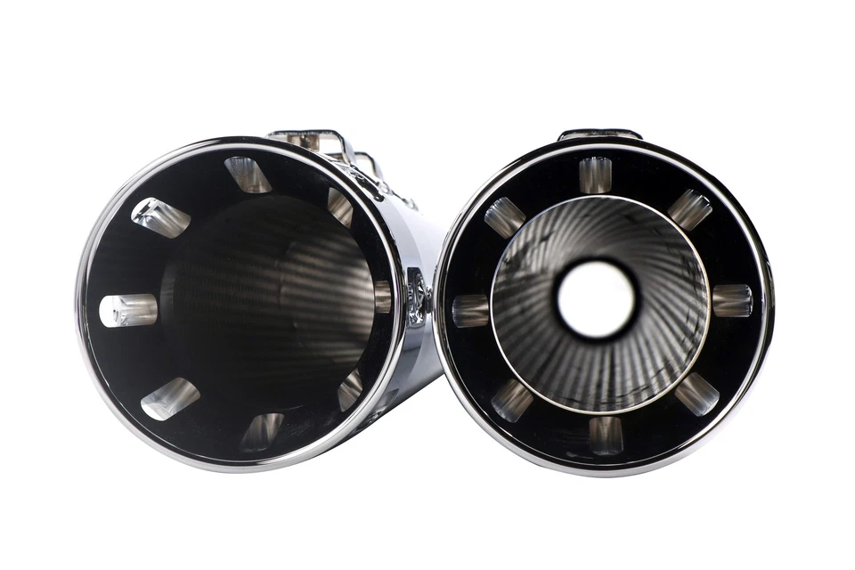 SHARKROAD 4.4" Slip Ons Megaphone For Harley Exhaust 95-16 Touring Nice Sound - Image 3 of 4