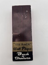 Vintage The Rack Wall Plaque - Brush N Shoehorn - Horse Head CIB