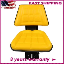 Yellow Tractor Suspension Seat Fits For John Deere 5200 5210 5300 5310 5510 6200