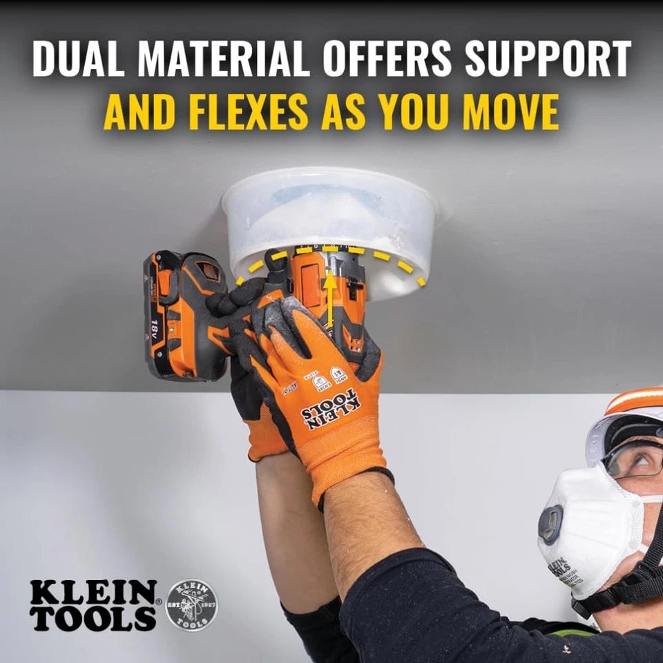 Klein Tools 31101 Collapsible Hole Saw Dust Bowl, Ideal for Overhead White  - Image 4 of 4