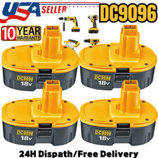 4PACK 18V For Dewalt 18 VOLT XRP Ni-MH Battery DC9099 DC9096 DC9098 NEW