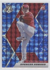 2021 Panini Mosaic Rookie Blue Camo Mosaic Prizm Spencer Howard #207 13lo