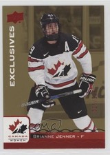 2017 Upper Deck Team Canada Juniors Exclusives Red 25/199 Brianne Jenner #25 y0i