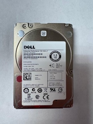 Dell ST1200MM0007 1.2TB 2.5'' 6Gb/s 10K RPM SAS Drive Dell P/N: 0RMCP3 Tested