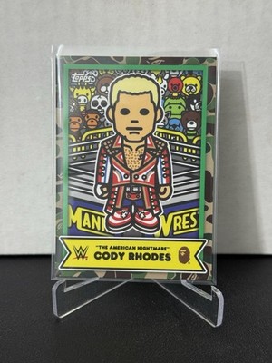 2025 Topps WWE X BAPE Cody Rhodes Baby Milo Insert  