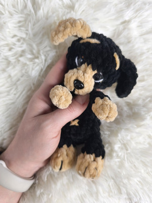 Handgemachtes Hündchen, Gehäkelter Kuscheltier, Einzigartiges Geschenk