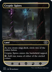 Cryptic Spires #332 Double Masters 2022 MTG