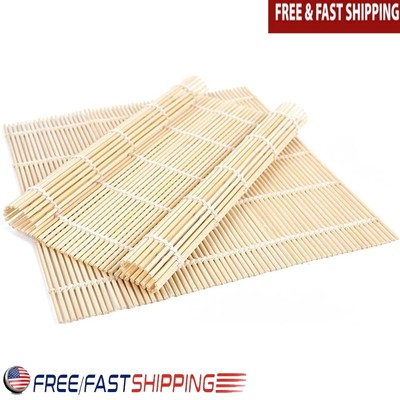 Bamboo Sushi Rolling Mat 2 Pack Sushi Maker Kit Lightweight Sushi Rolling Tool