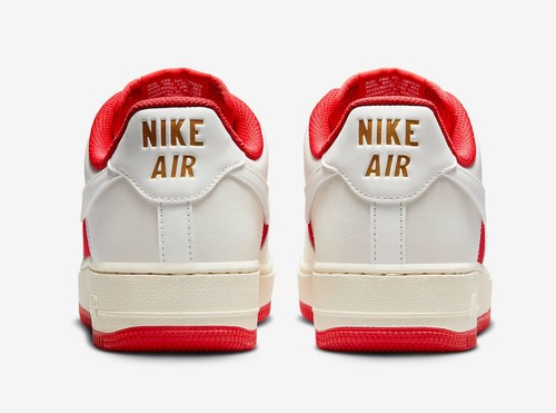Nike Air Force 1 07 FN7439-133 Baskets Homme 11,5 Rouge Blanc Lifestyle Chaussures RHS3320 - Photo 5/12